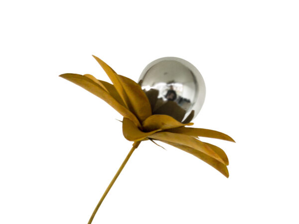 Spina da fiore in metallo 80 cm