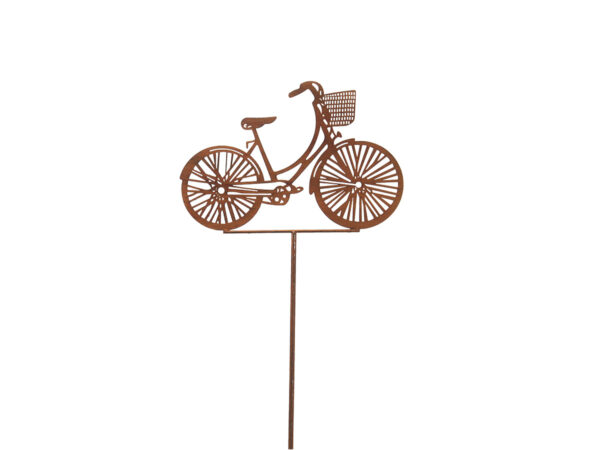 Bicicletta su palo, aspetto ruggine 115 cm