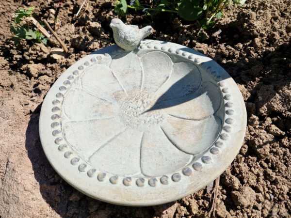Vogeltränke Beton 25cm – Bild 2