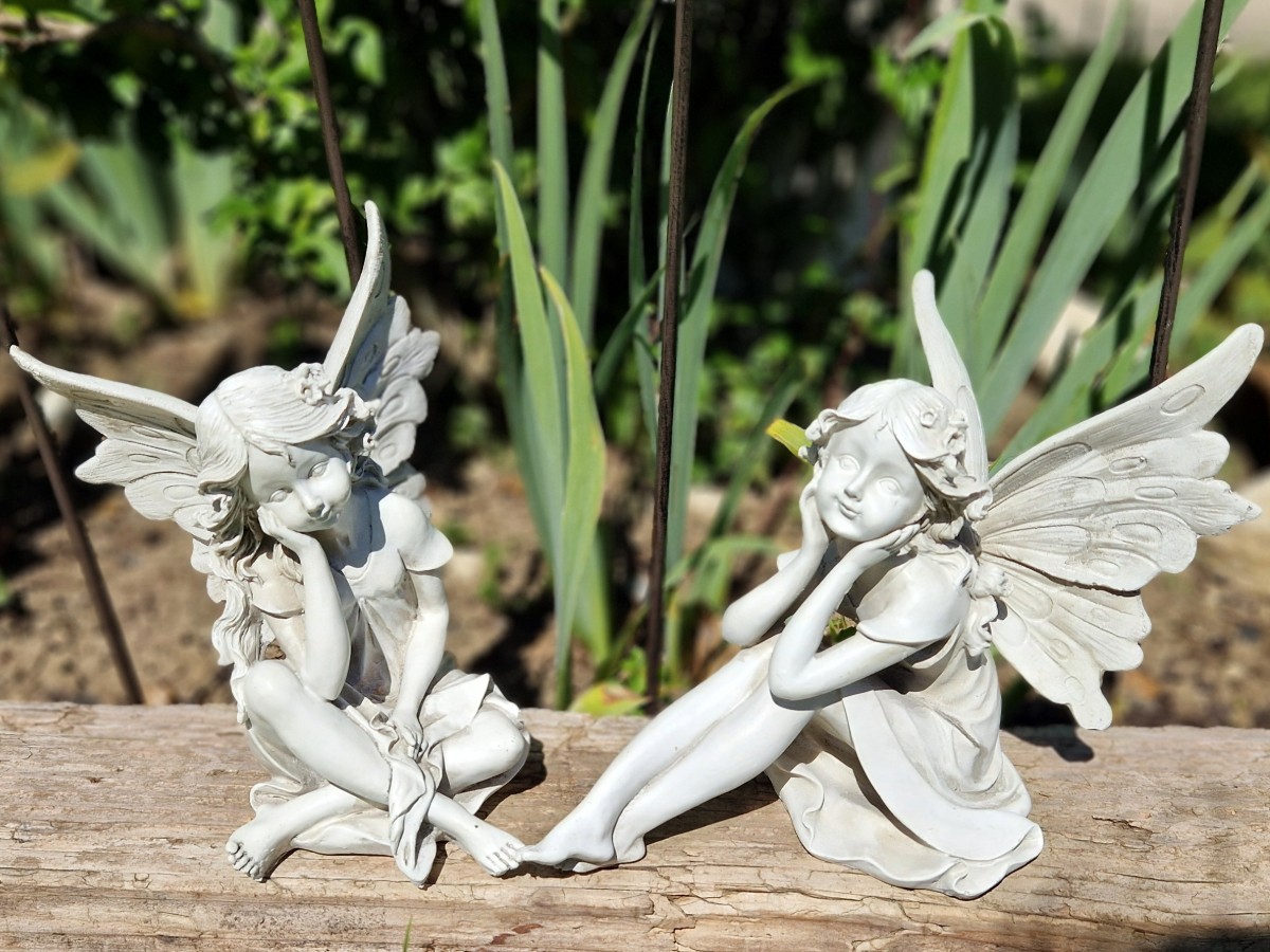 Elfen Set Polyresin 19cm