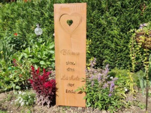Gartenschild Deko Garten rost