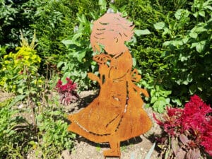 Gartenstecker Rostoptik Metalldeko