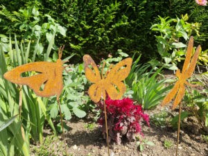 Schmetterlinge rostig Gartendekoration 50cm