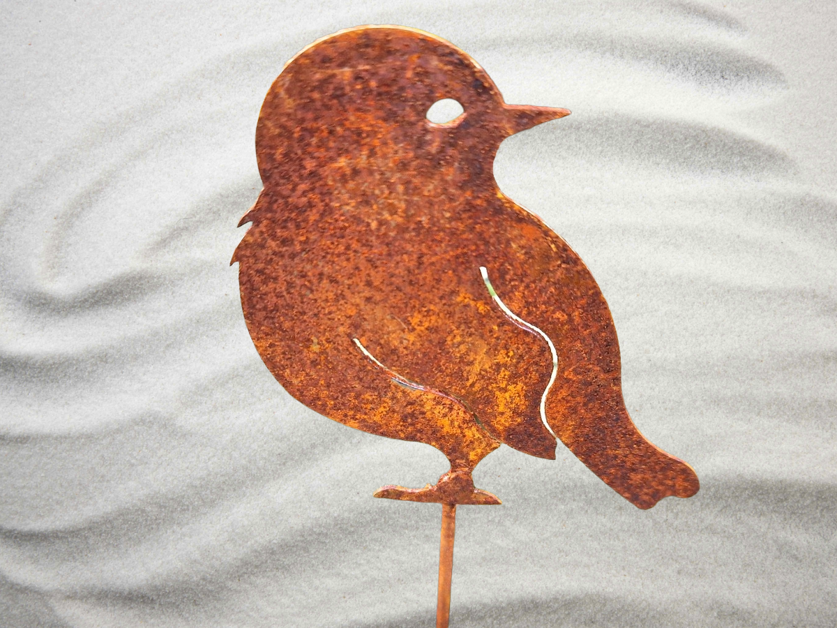 Roststecker Vogel 30cm klein