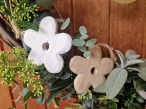 Holz Blumen Deko