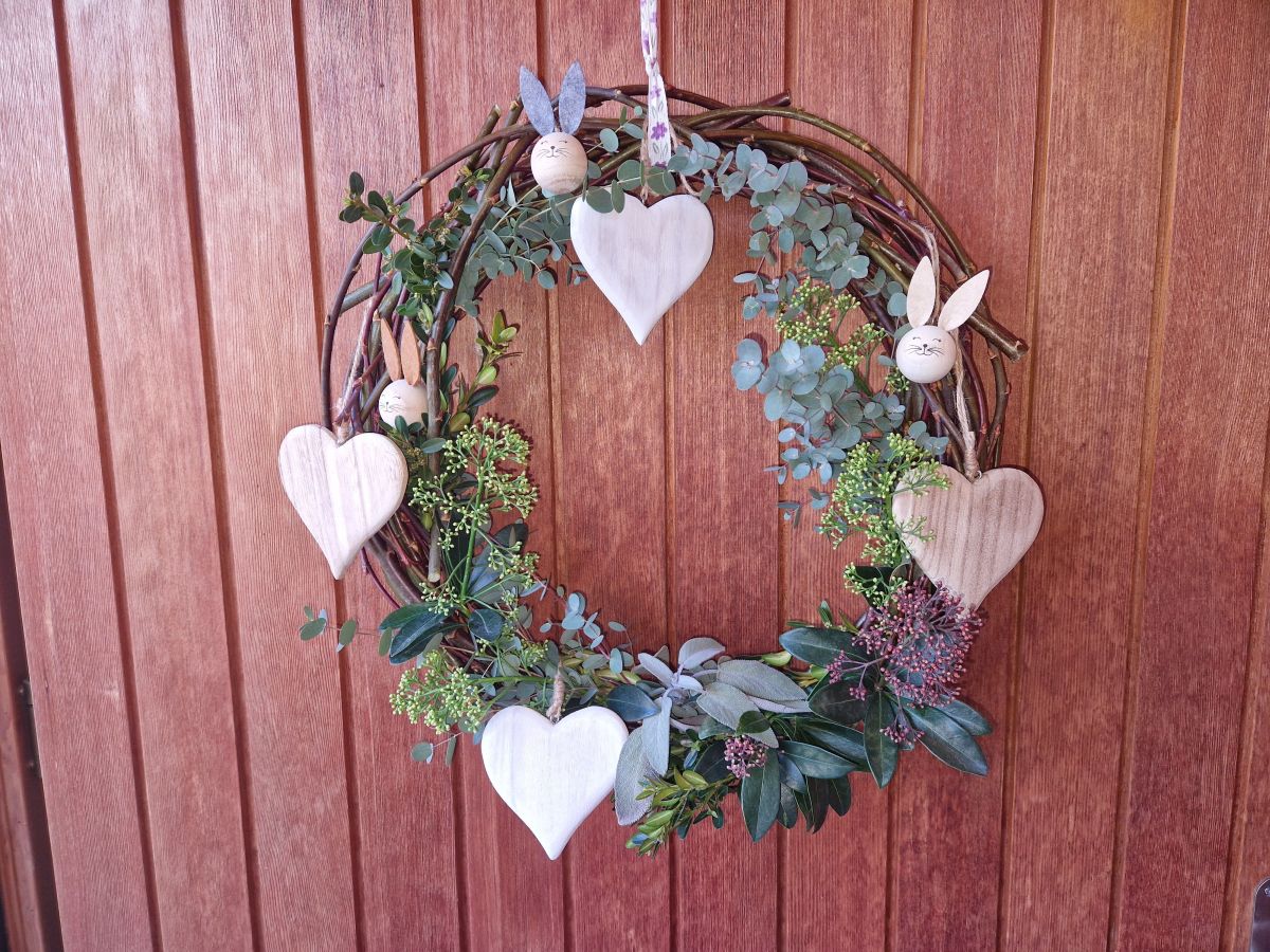 Holz Herzen Hänger D10cm Herzen Holz Hänger