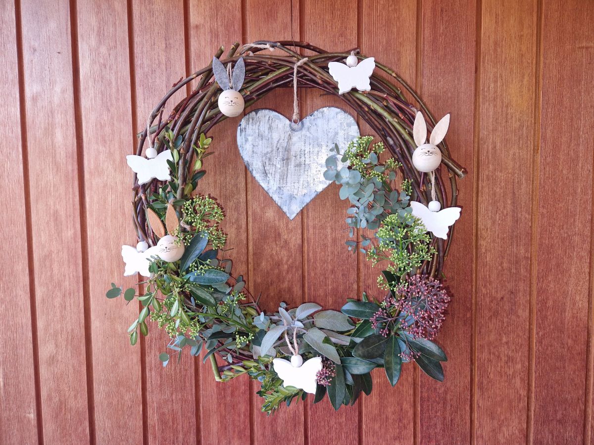 Holzschmetterlinge Hänger Set 6cm weisse schmetterlinge holz hänger