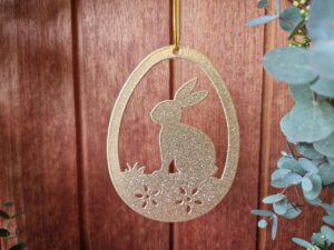 Hänger Ei Ostern gold