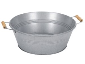 Gartenschale Zink 40cm Metall
